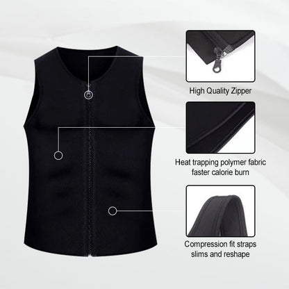 Luhaka - Gynecomastia Compression Zipper Vest