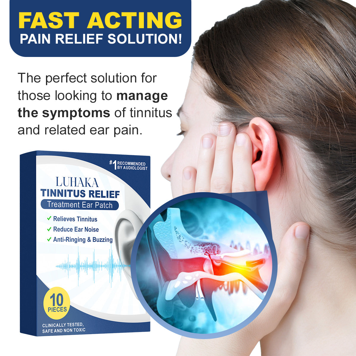 Luhaka™ Tinnitus Relief Treatment Ear Patch 🥰