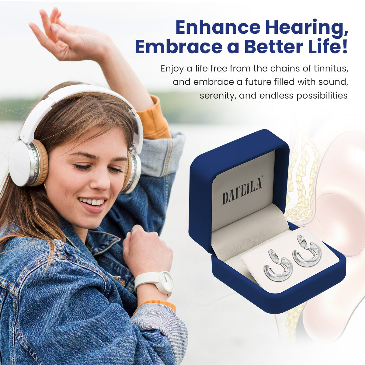 Dafeila™ Acupressure Tinnitus Relief Earring 🏆