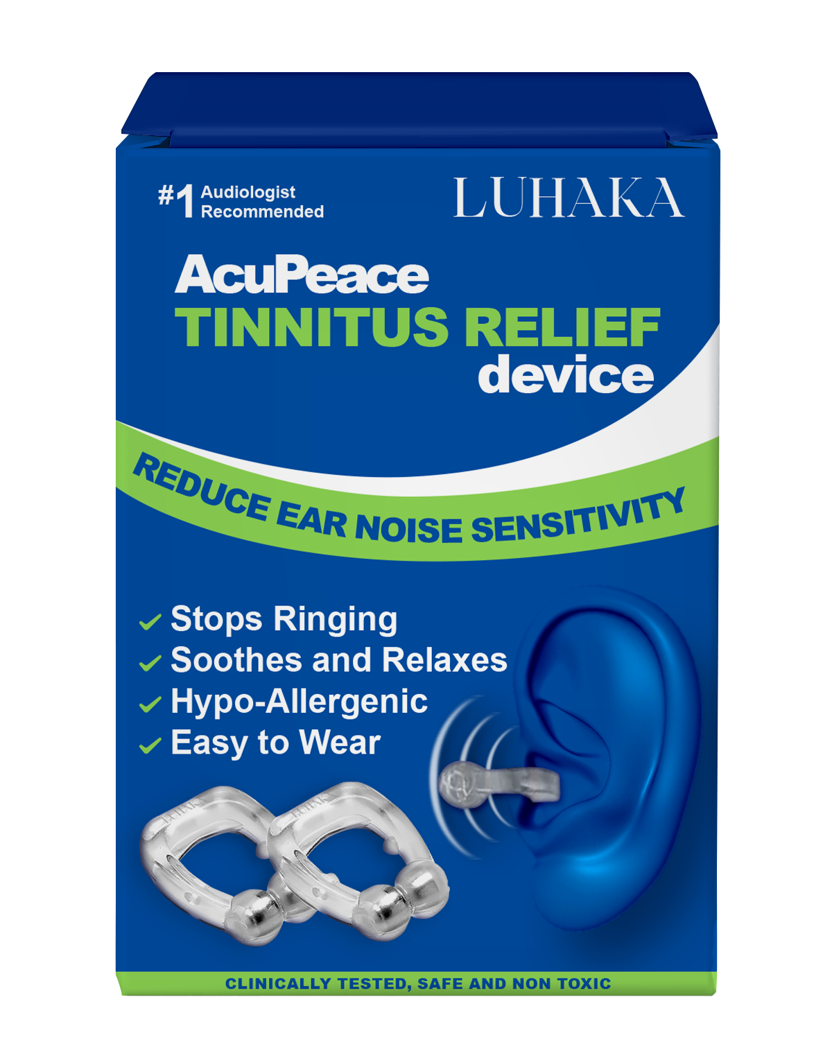 Luhaka™ AcuPeace Tinnitus Relief Device