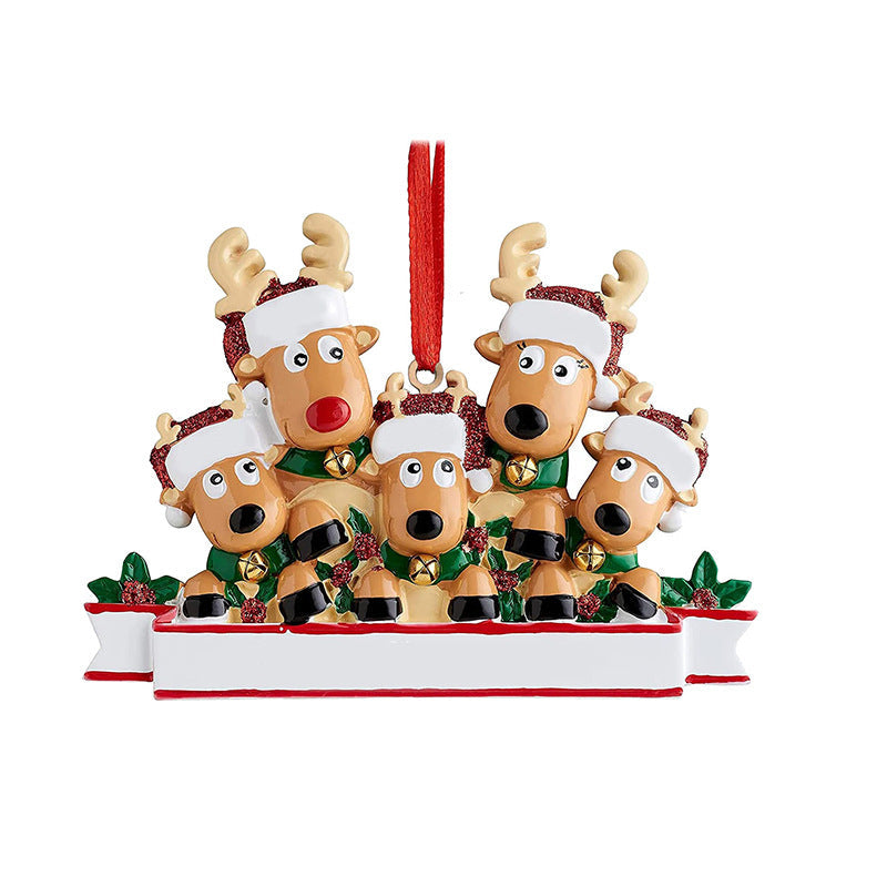 2023 Christmas Personalized Ornament Deer Families