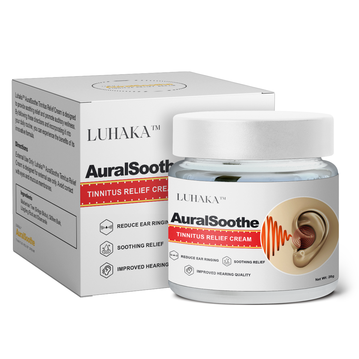 Luhaka™ AuralSoothe Tinnitus Relief Cream