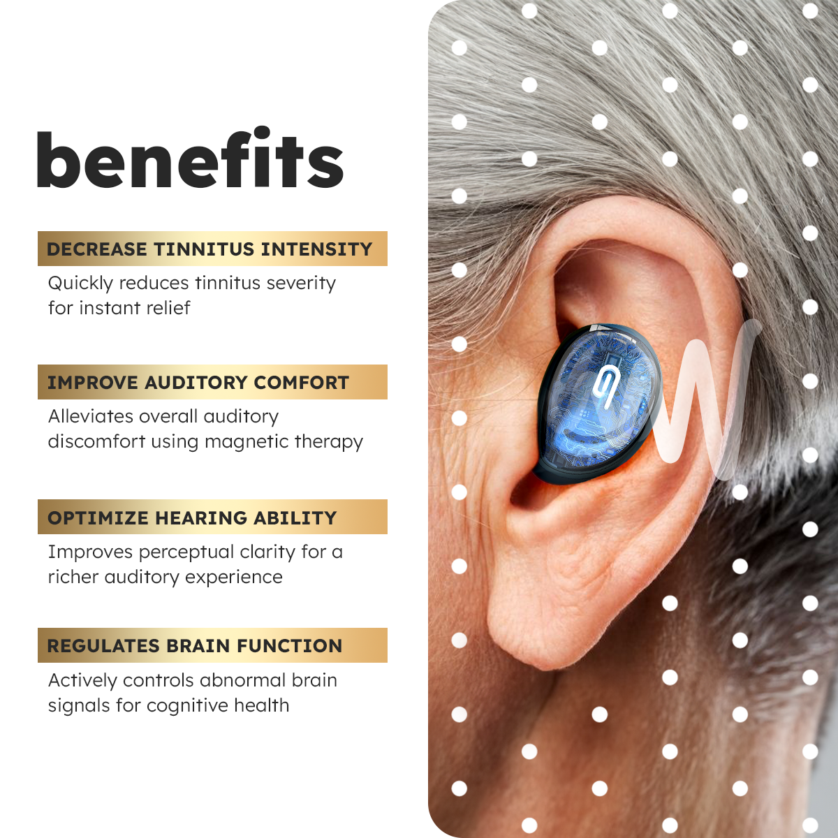 Dafeila™ AuricEase ElectroMagnetic Tinnitus Therapy
